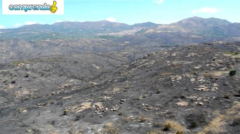 Incendio a San Gavino, le immagini riprese dal drone